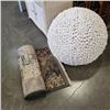 Image 1 : EXCERCISE BALL WITH COVER, AND CARPET RUNNER