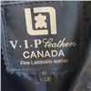 Image 2 : LADIES VIP LEATHER JACKET - SIZE MEDIUM, AS NEW, RETAIL $495