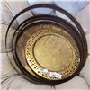 Image 1 : BRONZE DECORATIVE SERVING TRAYS AND BARREL RINGS