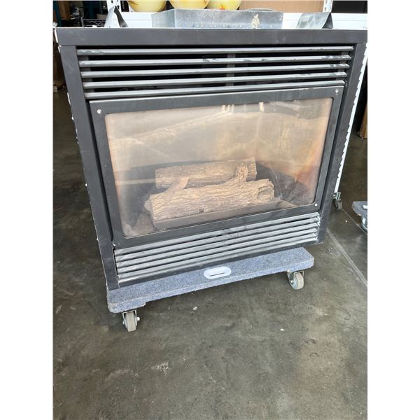NATURAL GAS FIREPLACE, WORKING