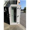 Image 1 : EXTERIOR FRENCH DOORS, WITH INTERNAL BLINDS, ONE PANE IS REMOVED