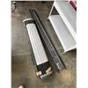 Image 1 : F350 6'6 ALUMINUM ROLL UP TONNEAU COVER WITH TRACKS, OEM FORD, OVER $2,000 NEW