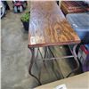 Image 2 : HALL TABLE WITH METAL BASE