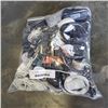 Image 1 : LARGE BAG OF ASSORTED HEADPHONES AND CHARGERS, POWER SUPPLIES ETC