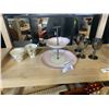 Image 1 : P. COPPER CUPS WITH TEACUP AND STAND