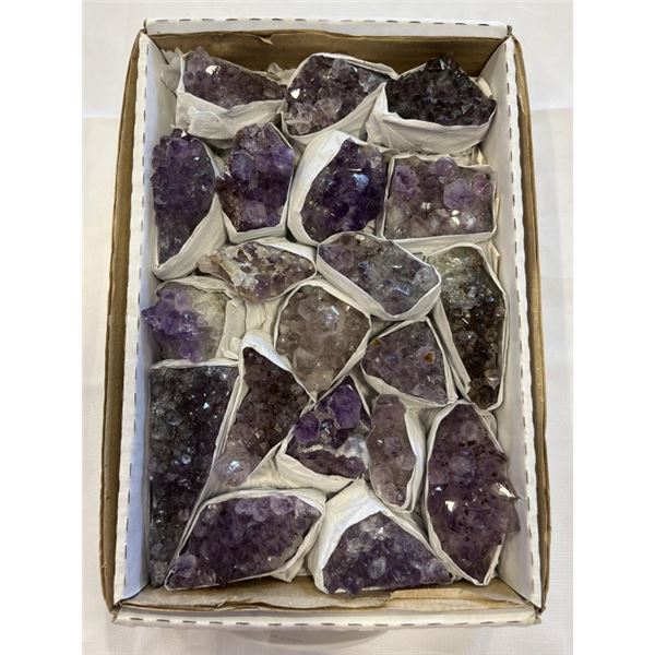 TRAY OF ROUGH AMYTHEST
