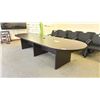 Image 1 : HEARTWOOD 10' EXECUTIVE BOARDROOM TABLE WITH TWO MEDIA / DATA TERMINALS