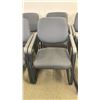 Image 3 : LOT OF 10 BLACK SLED BASE BOARDROOM / CLIENT CHAIRS