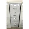 Image 4 : LOT OF 3 BEIGE 4 DRW. LEGAL VERTICAL FILE CABINETS