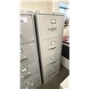 Image 6 : LOT OF 3 BEIGE 4 DRW. LEGAL VERTICAL FILE CABINETS
