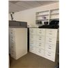 Image 1 : LOT OF 5 VERTICAL FILE CABINETS AND RUBBER BACK MATS