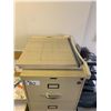 Image 7 : BROWN WOODEN SIDE TABLE WITH CONTENTS INCLUDING A POSTBASE MINI, DOCUBIND P100, HEATSEAL H100, A