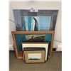 Image 1 : 5 FRAMED ARTWORK PIECES