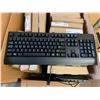 Image 2 : BOX FILLED WITH BLACK LENOVO TRADITIONAL USB KEYBOARDS