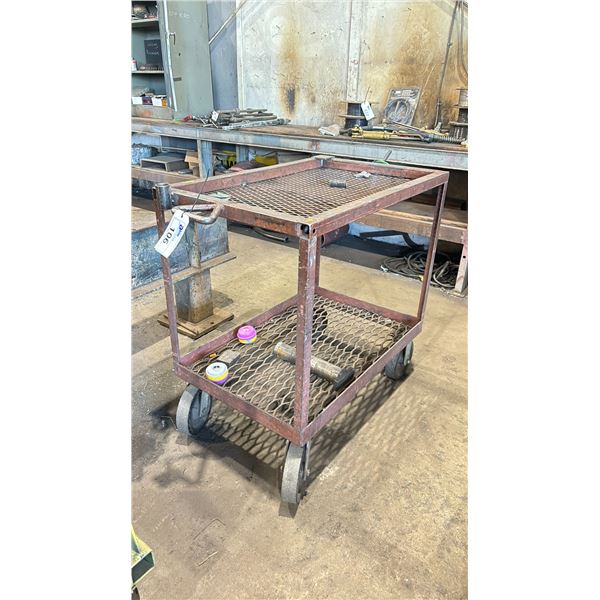 WELDERS ROLLING METAL WORK CART