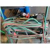 Image 2 : GREEN OXY ACETYLENE WELDERS DOLLY WITH TORCH, GAUGES & HOSE LINES