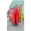 Image 1 : GROUP OF 3 ASSORTED SIZE WELDERS CURTAINS