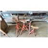 Image 2 : GROUP OF 7 RIDGID PIPE WORK STANDS