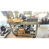Image 3 : MOBILE STEEL WORK CART WITH CONTENTS-STEEL FABRICATING ASSORTED MACHINE PARTS, HARDWARE AND TOOLS