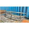 Image 9 : 4 PALLETS OF MISCELLANEOUS - TIRES, PALLET RACKING SIDE RAILS, TRUCK STORAGE TAILGATE AND BOARDS