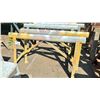 Image 2 : GROUP OF 6 STEEL SAWHORSES APPROX. 5'W X 2.5'H