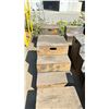 Image 2 : GROUP OF 9 WOODEN STEP PLATFORM