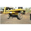 Image 3 : YELLOW METAL INDUSTRIAL WAGON CART - 6'L X 3'W