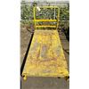 Image 2 : YELLOW METAL INDUSTRIAL 5' LONG UTILITY CART