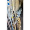 Image 1 : *CONTENTS* OF 40' METAL STORAGE CONTAINER - ASSORTED METAL, THREADED REDDI ROD, ELECTRICAL BOXES &