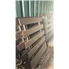 Image 1 : WOODEN PANEL PORTABLE INTERCONNECTING FENCE - 8 APPROX. 4' X 4' PANELS