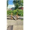Image 1 : ORANGE SOLID STEEL PALLET MATERIAL LIFT - APPROX. 3'W X 3'D X 2.5'H