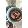 Image 5 : 5 METAL 5 GALLON BUCKETS FILLED WITH ASSORTED CHAIN, HOOKS, HOISTS & MISCELLANEOUS