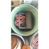 Image 4 : 5 METAL 5 GALLON BUCKETS FILLED WITH ASSORTED CHAIN, HOOKS, HOISTS & MISCELLANEOUS