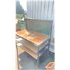 Image 3 : 3 TIER STEEL WORKBENCH - APPROX. 4'W X 2'D X 4.5'H