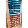 Image 6 : 2 METAL PIGEON HOLE PARTS ORGANIZERS WITH CONTENTS - NUTS, BOLTS & WASHERS