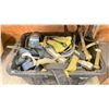 Image 3 : BLACK STORAGE TOTE OF RETRACTABLE FALL PROTECTION LINES & HARNESSES