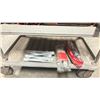 Image 4 : GROUP OF 5 HILTI HDM500 MANUAL ADHESIVE DISPENSERS WITH ACCESSORIES & ROLLING SHOP CART