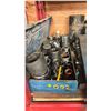 Image 5 : SHELF LOT OF SOCKET SETS, LARGE SIZE SOCKETS, RIDGID PIPE THREADER & ASSORTED SHOP ITEMS