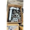 Image 3 : PALLET LOT OF ASSORTED MACHINE SHOP HARDWARE - FITTINGS, RATCHETING TIE DOWNS, LIFT CHAIN, CLAMP