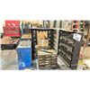 Image 1 : GROUP OF 7 SMALL PARTS ORGANIZER CABINETS & CONTENTS - DRILL BITS, TAPS, NUTS, BOLTS & ASSORTED