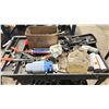 Image 2 : ULINE MOBILE SHOP CART WITH ASSORTED MISCELLANEOUS HARDWARE & SHOP ITEMS