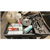 Image 5 : ULINE MOBILE SHOP CART WITH ASSORTED MISCELLANEOUS HARDWARE & SHOP ITEMS