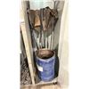 Image 4 : WOODEN 2 DOOR WORK CABINET & CONTENTS - ASSORTED MISCELLANEOUS WELDING & GRINDING ACCESSORIES