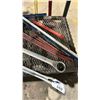 Image 4 : GROUP OF HAND TOOLS - PIPE WRENCHES, 2" X 3/8" COMBINATION WRENCH, RIDGID 36" PIPE WRENCH, SQUARES,