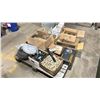 Image 1 : PALLET OF ASSORTED METAL SHOP PARTS, HARDWARE & COMPONENTS