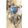 Image 5 : MILLER DELTAWELD 652 WELDING POWERSOURCE ON  STEEL STAND WITH MILLER S-74MPA+ 24V WIRE FEEDER &