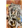 Image 4 : YELLOW METAL JOBSITE BOX FILLED WITH ASSORTED WRENCHES