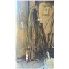 Image 1 : MISCELLANEOUS LOT OF AIR LINE EXTENSION CORDS & METAL MATERIAL STANDS