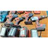 Image 3 : GROUP OF 4 HILTI POWER TOOLS - CORDLESS DRILL + 3 IMPACT WRENCHES WITH 8 BATTERIES & 8 CHARGERS