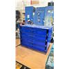 Image 1 : BLUE ULINE 4 DRAWER PARTS ORGANIZER WITH CONTENTS
